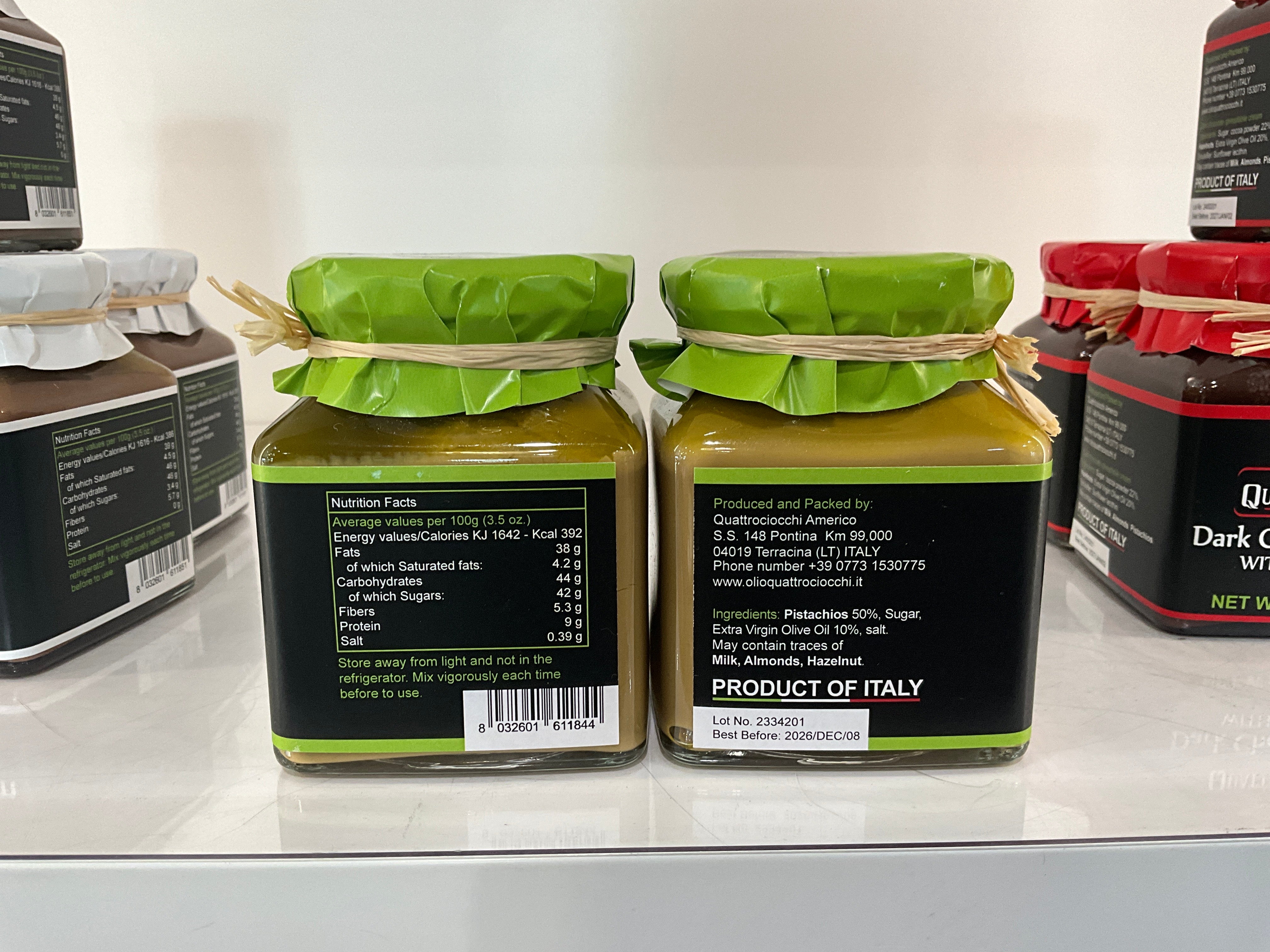 Tascioo クリーム 89.9% 10個セット Quattrociocchi Pistachio Cream – Babylon Mercantile