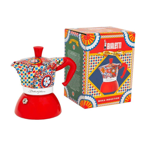 Moka Induction 4 cup Bialetti Dolce&Gabbana | Sicilian Cart