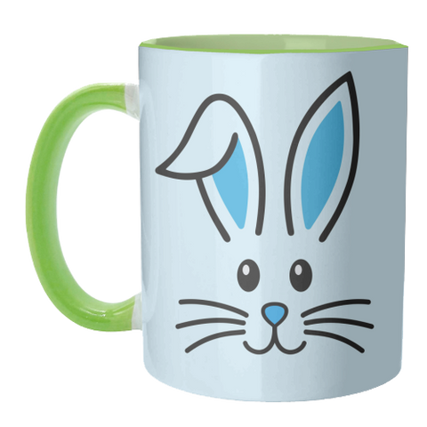 Mugs 'Blue Bunny' by Lilly Rose