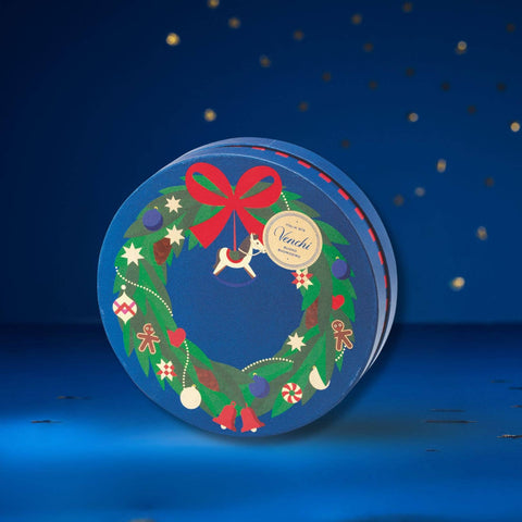 Large Round Christmas Chocolate Box