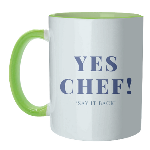 Mugs 'YES CHEF!' by Lilly Rose