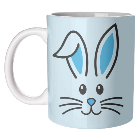 Mugs 'Blue Bunny' by Lilly Rose