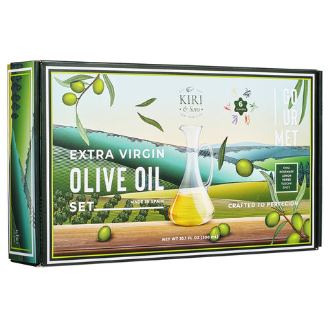 Olive Oil Gourmet Sampler Gift Set of 6 - Extra-Virgin