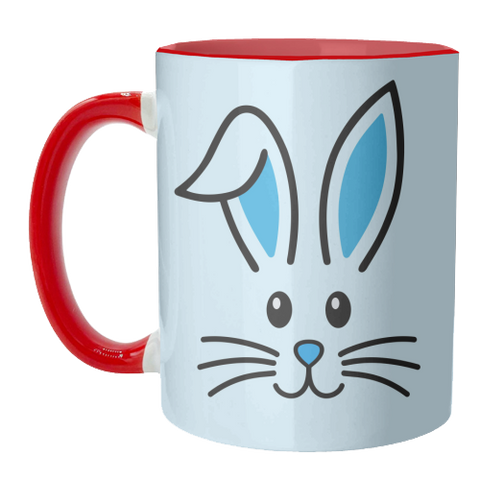 Mugs 'Blue Bunny' by Lilly Rose