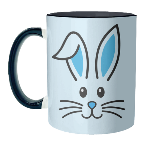 Mugs 'Blue Bunny' by Lilly Rose