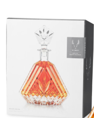 Viski - Admiral™ Vintage-Style Irish-Cut Crystal Whiskey Decanter