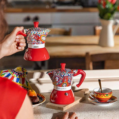 Moka Induction 4 cup Bialetti Dolce&Gabbana | Sicilian Cart