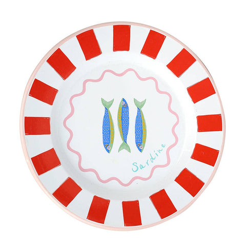 Bon Appetit Fish Enamel Plate - 25cm