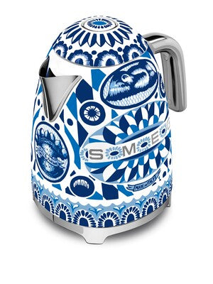 SMEG Dolce & Gabbana Electric Kettle, Blu Mediterraneo