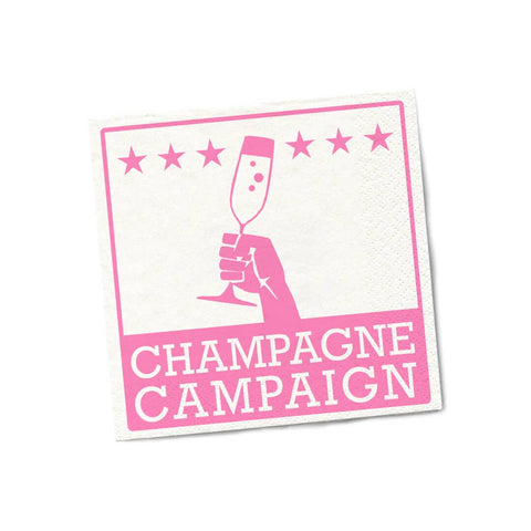 Champagne Campaign | Funny Napkins *LAST CHANCE*