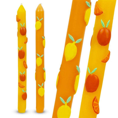 Citrus Taper Candles | 2 Pack | Summer | Mothers Day Gifts |