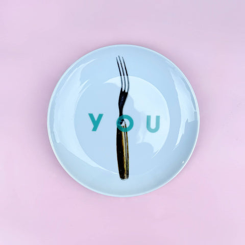 Plates 'Fork You' by The 13 Prints