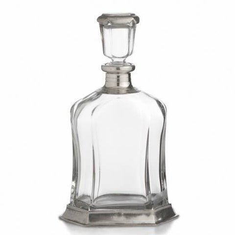 Arte Italica & Crown Linen Designs - Taverna Wide Liquor Decanter