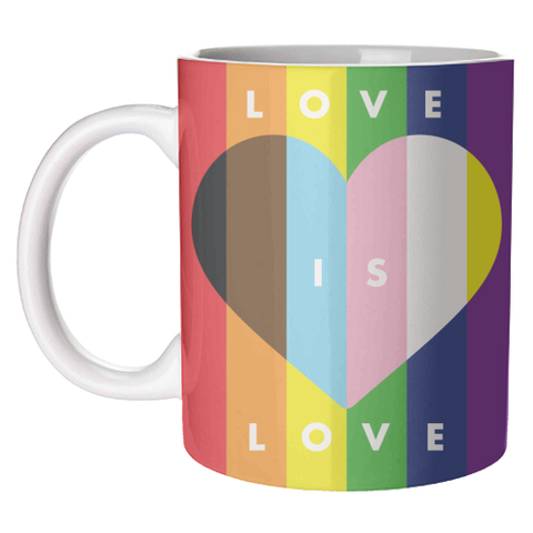 Mugs 'Love Is Love' by Tea Filipi