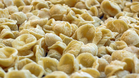 Pasta:  Handmade Orecchiette w/ Broccoli Rabe & Sausage