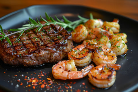 DATE NIGHT : Surf & Turf  Steak & Shrimp Scampi