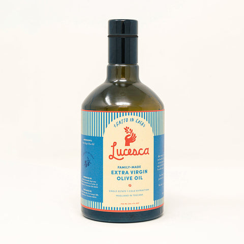 Lucesca Extra Virgin Olive Oil: The Glass