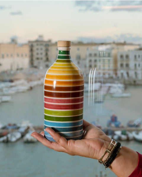 Rainbow Extra Virgin Olive Oil Ceramic by Muraglia