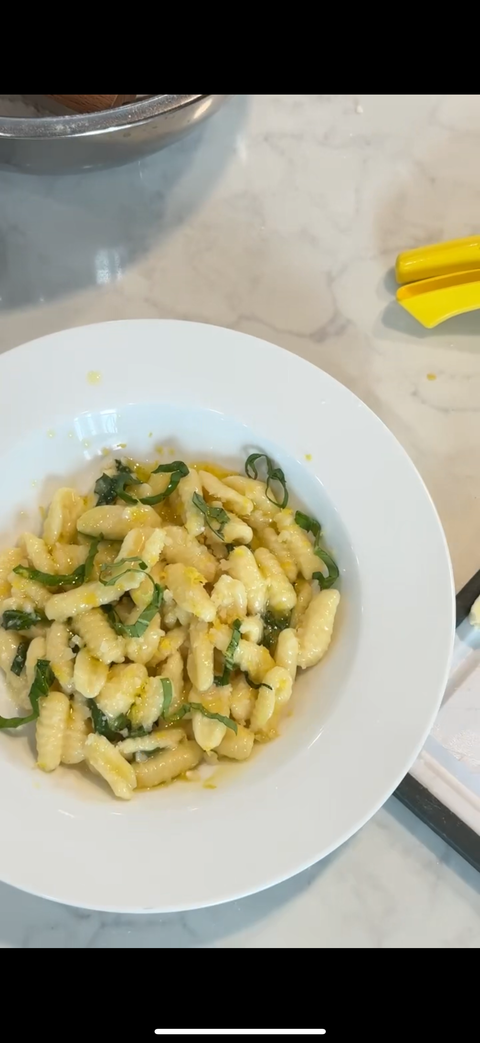 Handmade Cavatelli ala Limone
