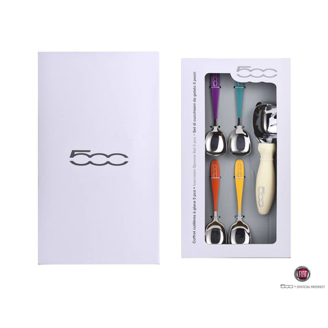 FIAT, Set of 4 Ice Cream Spoons,