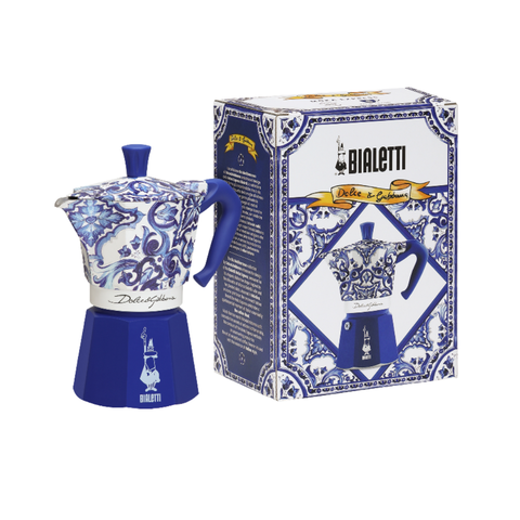 Bialetti Dolce&Gabbana | Mediterranean Blue Moka Express 6 Cup