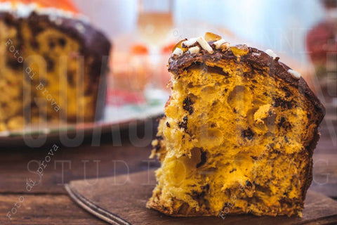 Red Orange and Dark Chocolate Christmas Panettone 1 kg