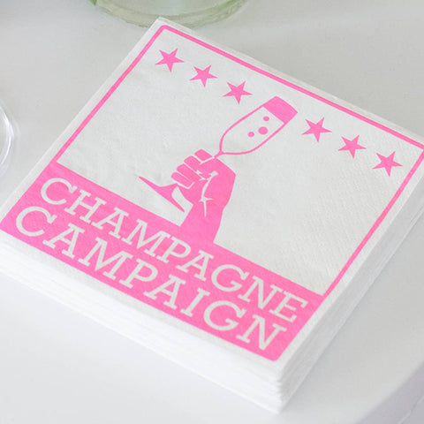 Champagne Campaign | Funny Napkins *LAST CHANCE*