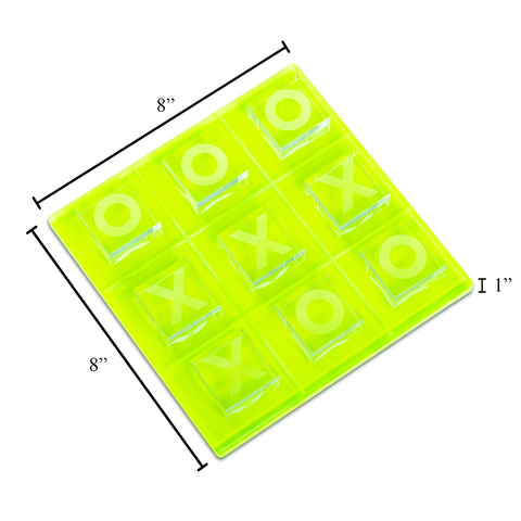 BeyBerk International - Acrylic Tic Tac Toe Set