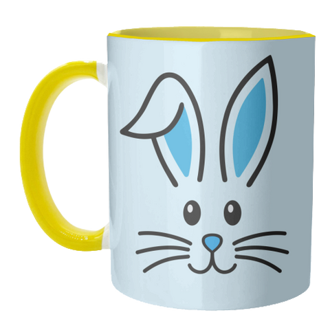 Mugs 'Blue Bunny' by Lilly Rose