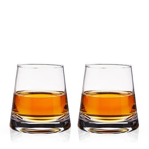 Viski - Raye™ Burke Crystal Whiskey Glasses - Set of 2