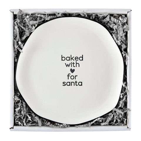 Ceramic Plate - For Santa