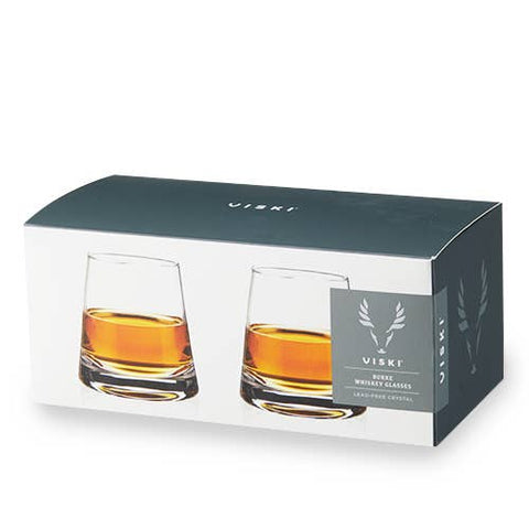 Viski - Raye™ Burke Crystal Whiskey Glasses - Set of 2