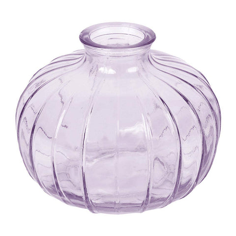 Lilac Round Glass Bud Vase | 3.15" | Spring | Mothers Day |