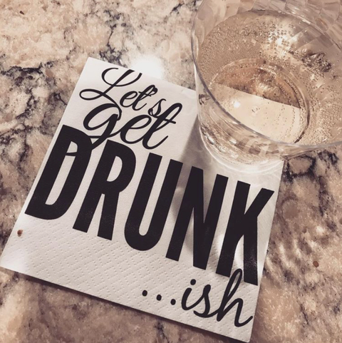 Let's Get Drunk... ish  | Funny Napkins