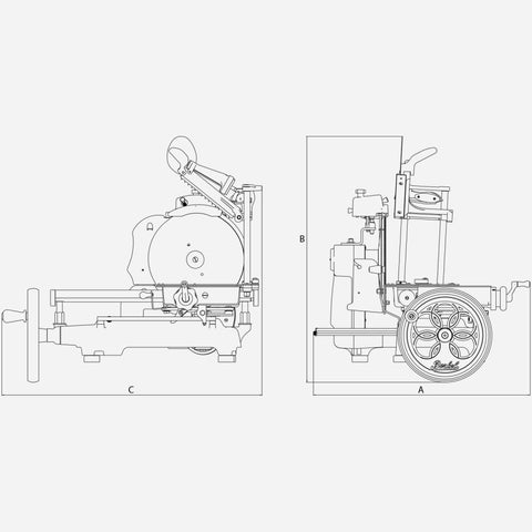 Berkel Volano B3 Red + Pedestal