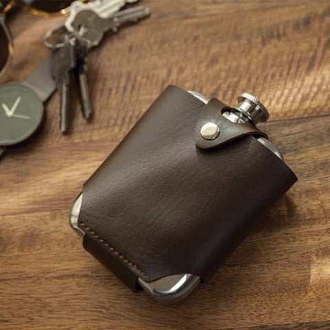 Viski - Stainless Steel Flask w/ Traveling Case