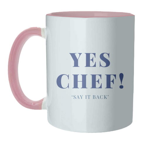 Mugs 'YES CHEF!' by Lilly Rose