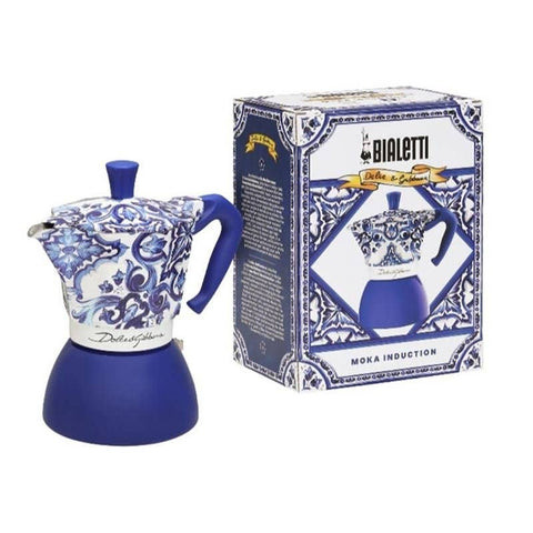 MOKA INDUCTION 6 Cup D&G Blu Med