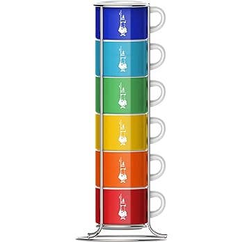 Bialetti 6 cups colour stackable