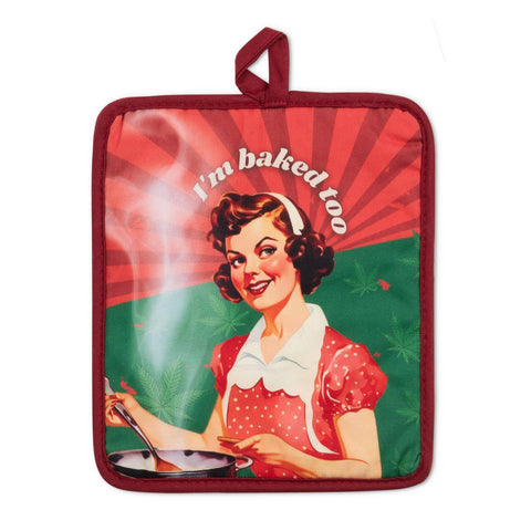 Zapps Clothing - I'm Baked Too Oven Mitts And Potholder Set