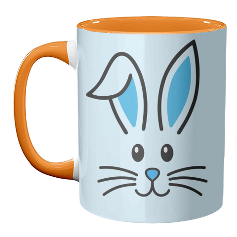 Mugs 'Blue Bunny' by Lilly Rose