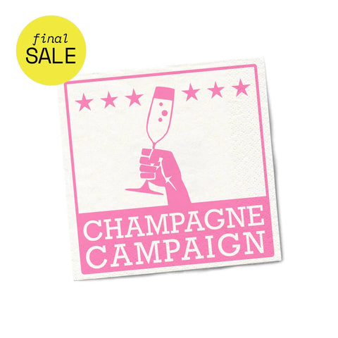 Champagne Campaign | Funny Napkins *LAST CHANCE*