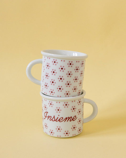 TOGETHER MUG - Porcelain mug with writing