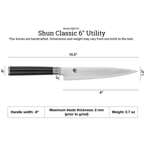 Shun Classic 6-in. Utility Knife