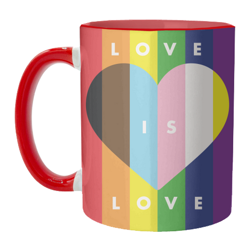 Mugs 'Love Is Love' by Tea Filipi