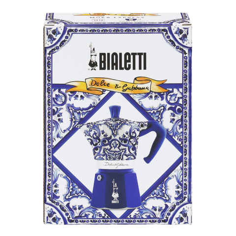 Bialetti Dolce&Gabbana | Mediterranean Blue Moka Express 6 Cup