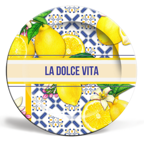 Plates 'La Dolce Vita' by Lilly Rose