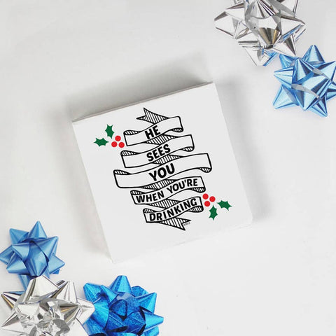 He Sees You | Christmas Napkins