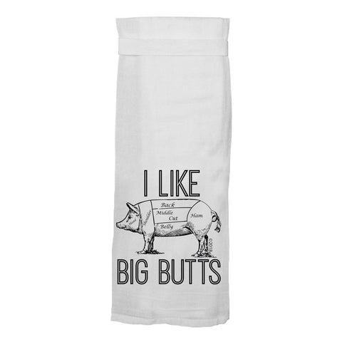 I Like Big Butts Kitchen Towel | BBQ Bestselling Tea Towel