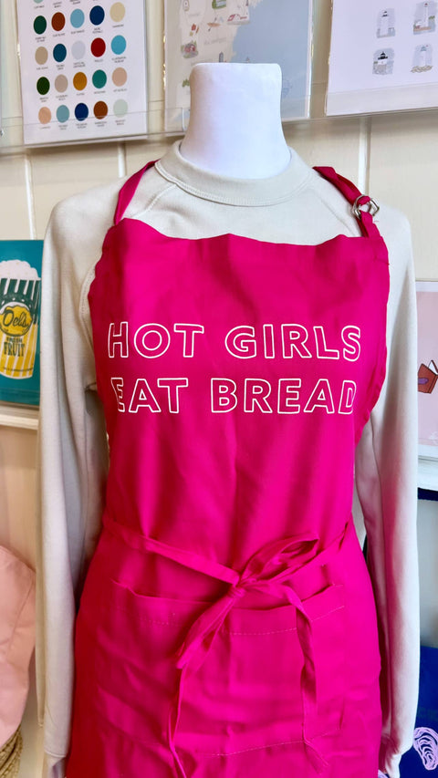 Hot Girls Eat Bread Apron